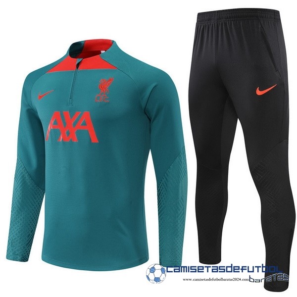 Nike Conjunto Completo Sudadera Entrenamiento Liverpool 2022 Equipación 2023 Verde Negro