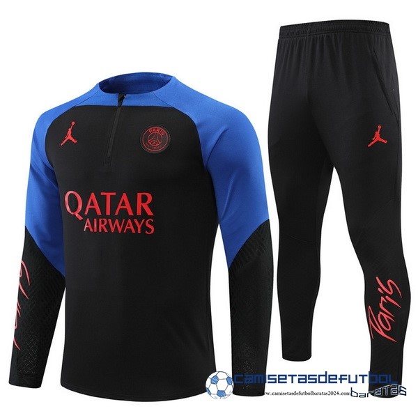 Nike Conjunto Completo Sudadera Entrenamiento Niños Paris Saint Germain 2022 Equipación 2023 Azul I Negro