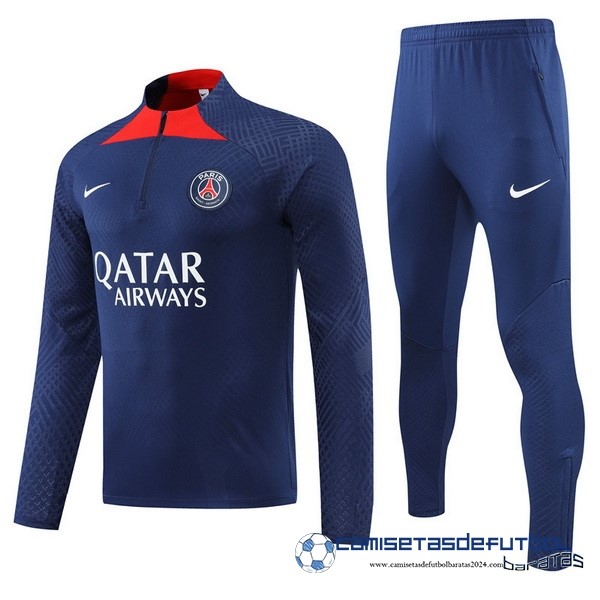 Nike Conjunto Completo Sudadera Entrenamiento Niños Paris Saint Germain 2022 Equipación 2023 Azul I Rojo