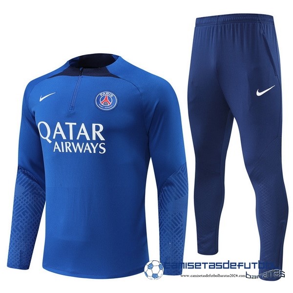 Nike Conjunto Completo Sudadera Entrenamiento Niños Paris Saint Germain 2022 Equipación 2023 I Azul