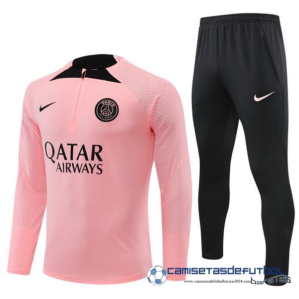 Nike Conjunto Completo Sudadera Entrenamiento Niños Paris Saint Germain 2022 Equipación 2023 Rosa I Negro