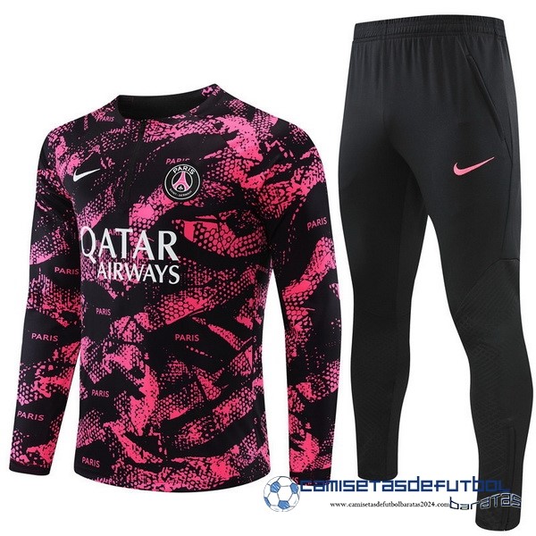 Nike Conjunto Completo Sudadera Entrenamiento Niños Paris Saint Germain 2022 Equipación 2023 Rosa Negro