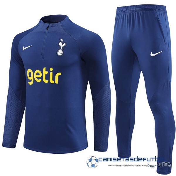 Nike Conjunto Completo Sudadera Entrenamiento Niños Tottenham Hotspur Equipación 2023 2024 Azul Marino