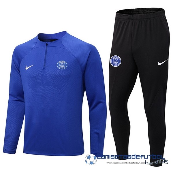 Nike Conjunto Completo Sudadera Entrenamiento Paris Saint Germain 2022 Equipación 2023 Azul Negro