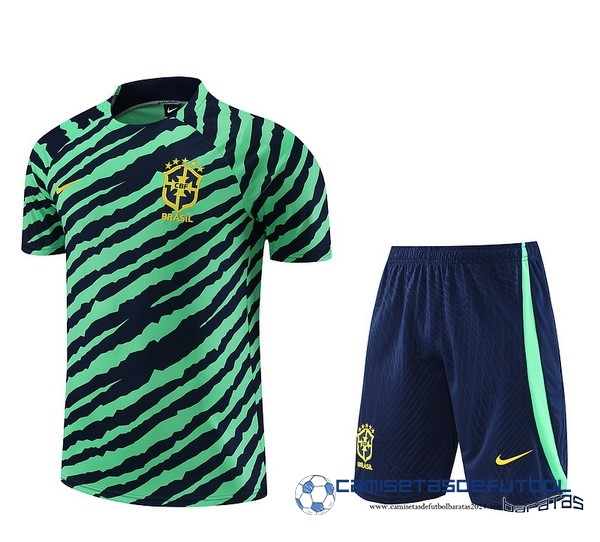 Nike Entrenamiento Conjunto Completo Brasil Equipación 2023 Verde