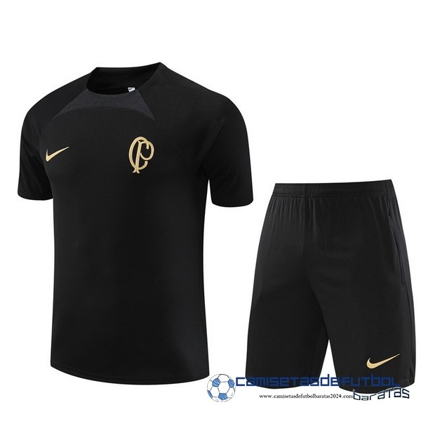 Nike Entrenamiento Conjunto Completo Corinthians Paulista Equipación 2023 2024 I Negro