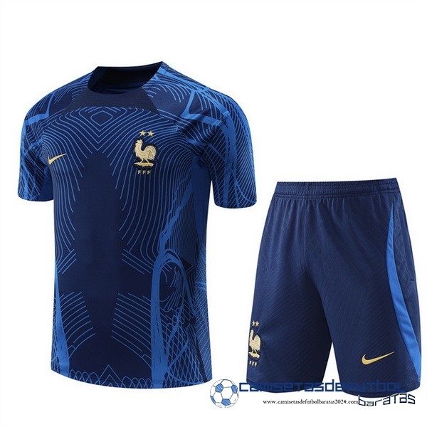 Nike Entrenamiento Conjunto Completo Francia 2022 Azul II Marino