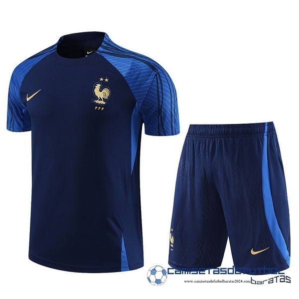 Nike Entrenamiento Conjunto Completo Francia Equipación 2023 Azul Marino