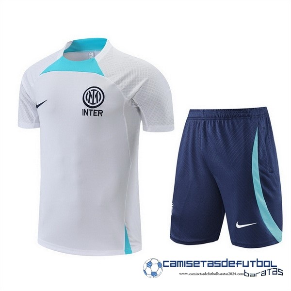 Nike Entrenamiento Conjunto Completo Inter Milán 2022 Equipación 2023 Blanco Azul