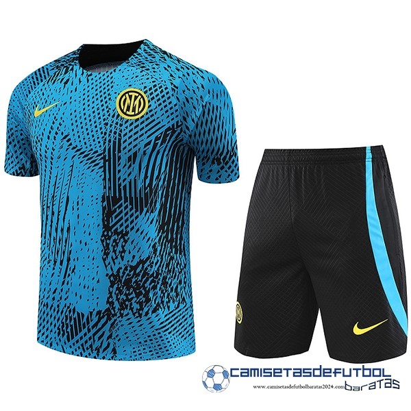 Nike Entrenamiento Conjunto Completo Inter Milán Equipación 2023 2024 Azul III Negro