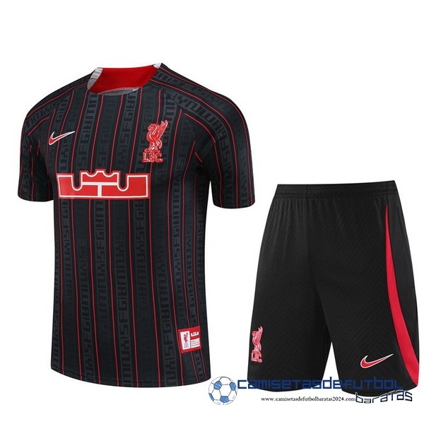 Nike Entrenamiento Conjunto Completo Liverpool Equipación 2023 2024 Negro Rojo