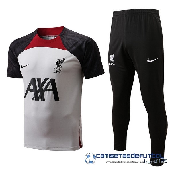 Nike Entrenamiento Conjunto Completo Niños Liverpool 2022 Equipación 2023 Blanco Negro Rojo
