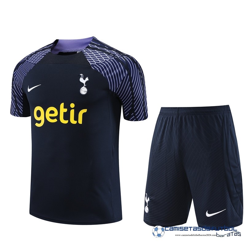 Nike Entrenamiento Conjunto Completo Niños Tottenham Hotspur Equipación 2023 2024 Azul Marino Purpura