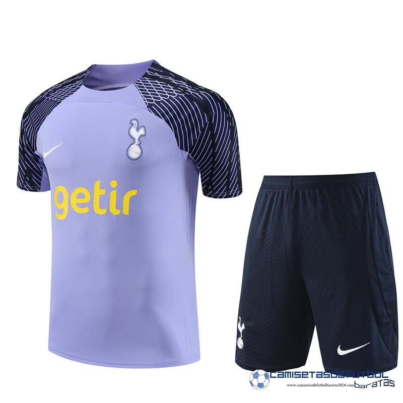 Nike Entrenamiento Conjunto Completo Niños Tottenham Hotspur Equipación 2023 2024 Purpura Azul