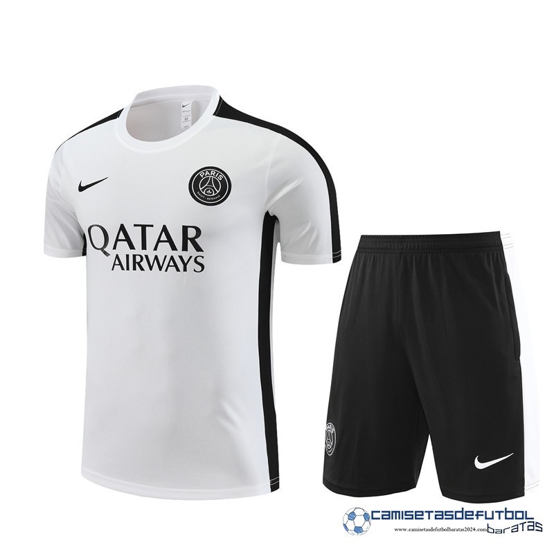 Nike Entrenamiento Conjunto Completo Paris Saint Germain Niños Equipación 2023 2024 Blanco Negro