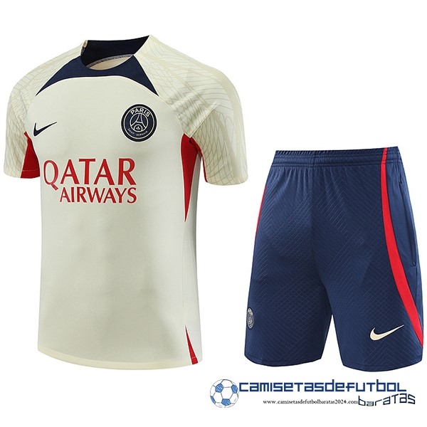Nike Entrenamiento Conjunto Completo Paris Saint Germain Equipación 2023 2024 Amarillo I Azul