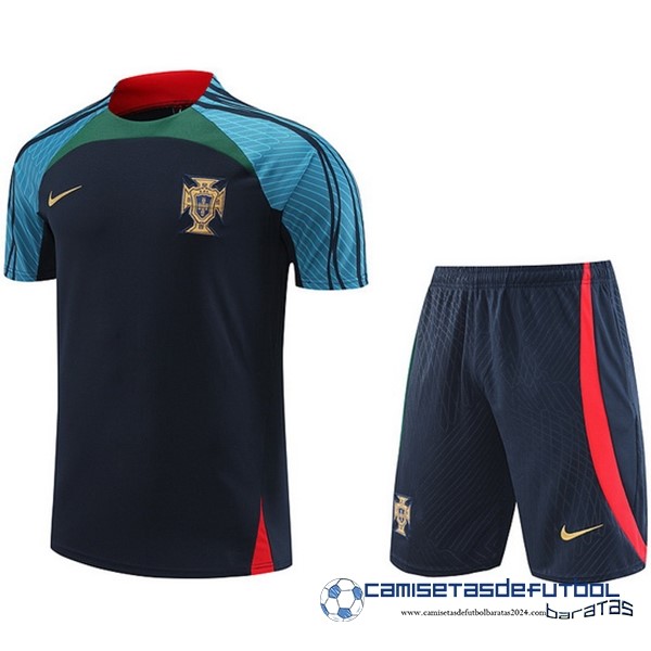 Nike Entrenamiento Conjunto Completo Portugal 2022 Azul I Rojo