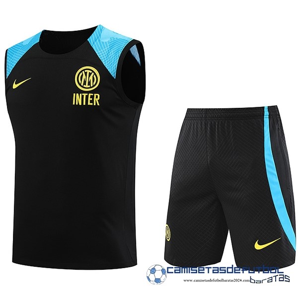 Nike Entrenamiento Sin Mangas Conjunto Completo Inter Milán Equipación 2023 2024 Negro Azul