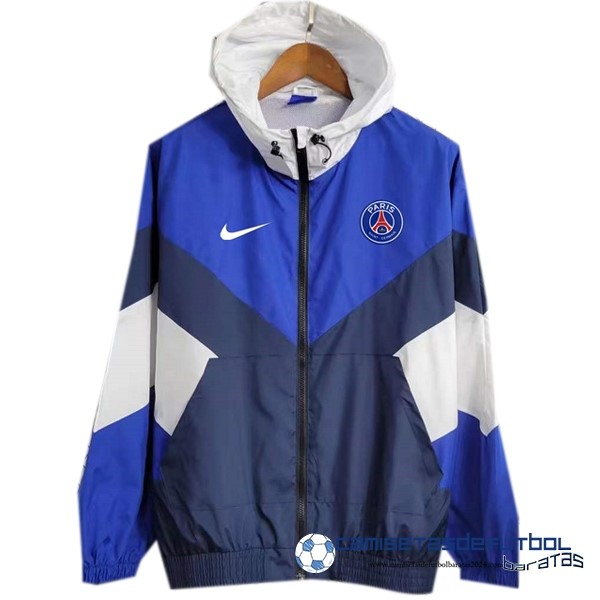 Nike Rompevientos Paris Saint Germain Equipación 2023 2024 Azul Blanco