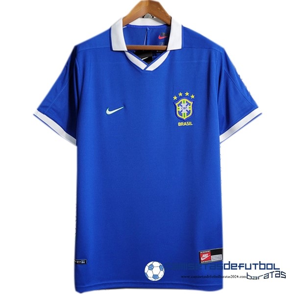 Nike Segunda Camiseta Brasil 1997 Azul