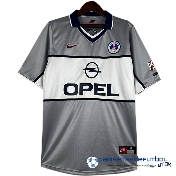 Nike Segunda Camiseta Paris Saint Germain Retro Equipación 2000 2001 Gris