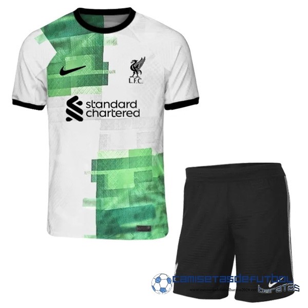 Nike Segunda Concepto Conjunto De Niños Liverpool Equipación 2023 2024 Verde