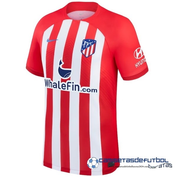 Nike Tailandia Casa Camiseta Atlético Madrid Equipación 2023 2024 Rojo
