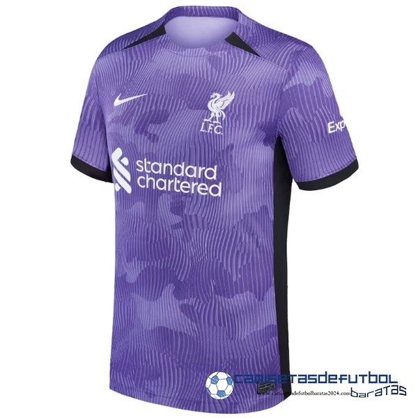 Nike Tailandia Casa Camiseta Liverpool Equipación 2023 2024 Purpura