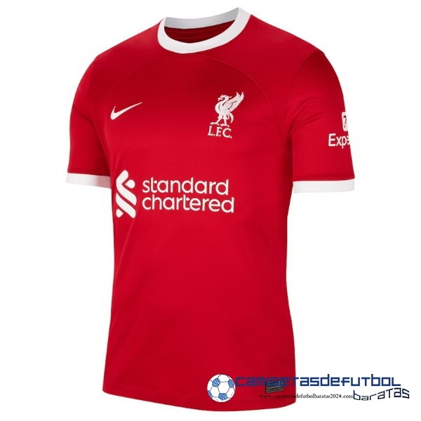 Nike Tailandia Casa Camiseta Liverpool Equipación 2023 2024 Rojo