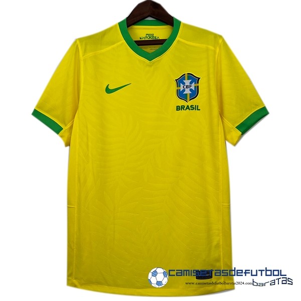 Nike Tailandia Casa Concepto Camiseta Brasil Equipación 2023 Amarillo