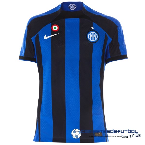 Nike Tailandia Casa Jugadores Camiseta Inter Milán 2022 Equipación 2023 I Azul