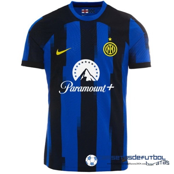 Nike Tailandia Casa Jugadores Camiseta Inter Milán Equipación 2023 2024 Azul