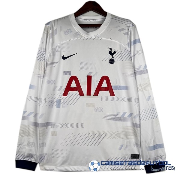 Nike Tailandia Casa Manga Larga Tottenham Hotspur Equipación 2023 2024 Blanco