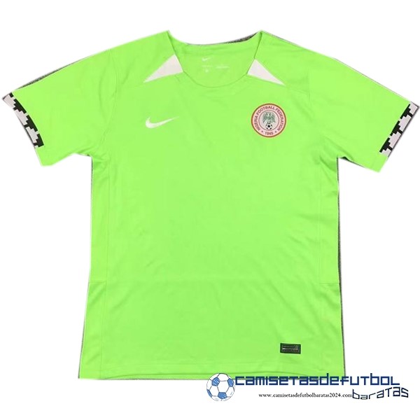 Nike Tailandia Casa Mujer Futbol Camiseta Nigeria Equipación 2023 Verde