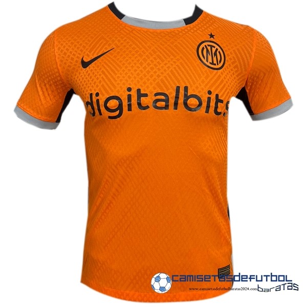 Nike Tailandia Concepto Jugadores Camiseta Inter Milán Equipación 2023 2024 Naranja