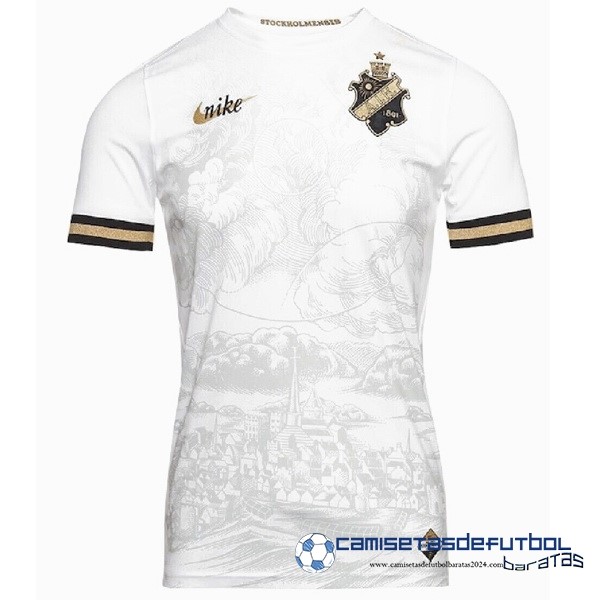 Nike Tailandia Edición Conmemorativa Camiseta AIK Stockholm Equipación 2023 2024 Blanco