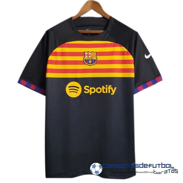 Nike Tailandia Especial Camiseta Barcelona Equipación 2023 2024 Negro II Amarillo