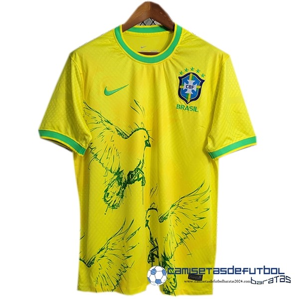 Nike Tailandia Especial Camiseta Brasil 2022 Amarillo I Verde