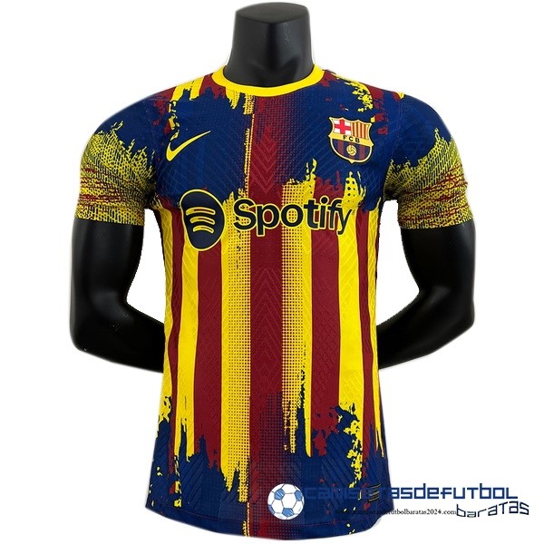 Nike Tailandia Especial Jugadores Camiseta Barcelona Equipación 2023 2024 Amarillo