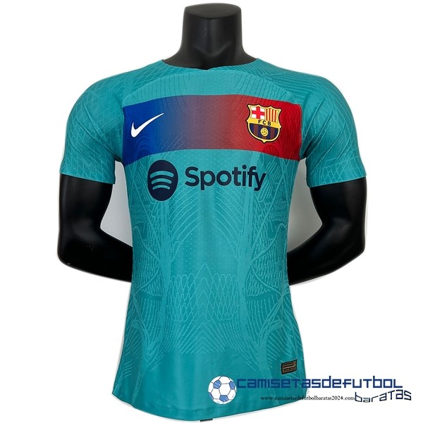 Nike Tailandia Especial Jugadores Camiseta Barcelona Equipación 2023 2024 Azul Verde