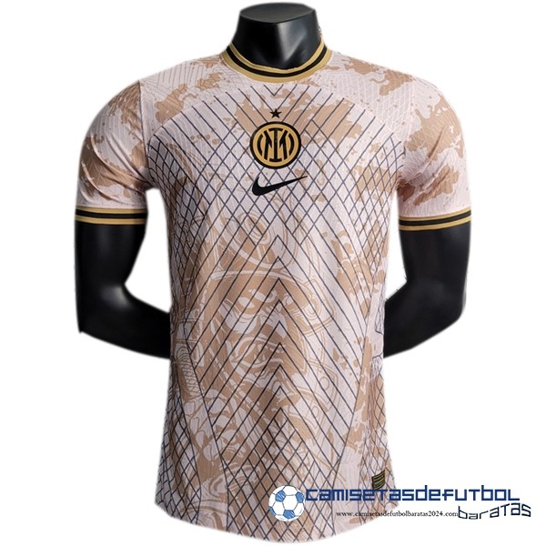Nike Tailandia Especial Jugadores Camiseta Inter Milán Equipación 2023 2024 Naranja