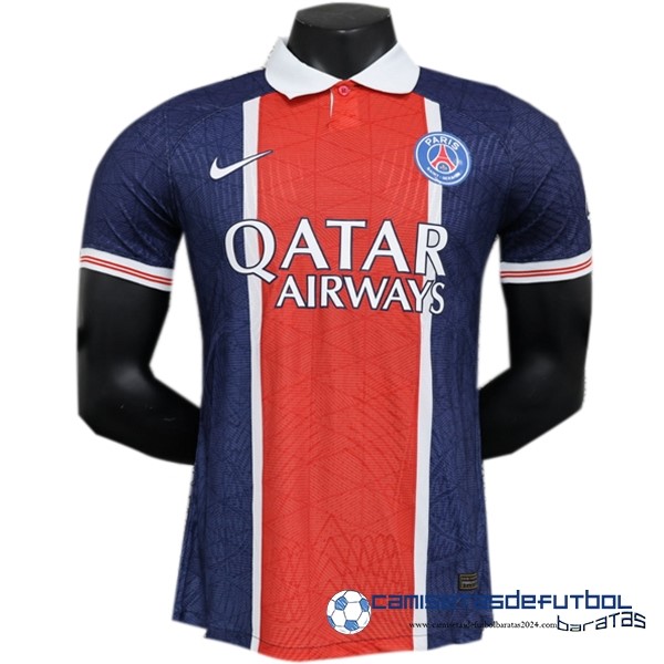 Nike Tailandia Especial Jugadores Camiseta Paris Saint Germain Equipación 2023 2024 Azul Rojo