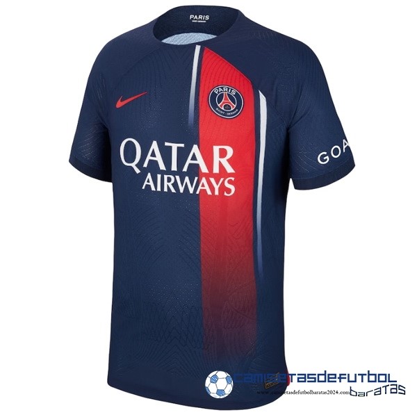 Nike Tailandia Jugadores Casa Camiseta Paris Saint Germain Equipación 2023 2024 Azul