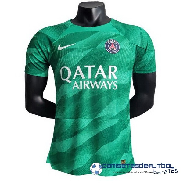 Nike Tailandia Portero Jugadores Camiseta Paris Saint Germain Equipación 2023 2024 Verde