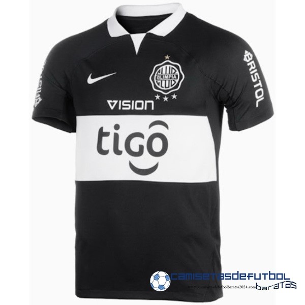 Nike Tailandia Segunda Camiseta Club Olimpia Equipación 2023 2024 Negro