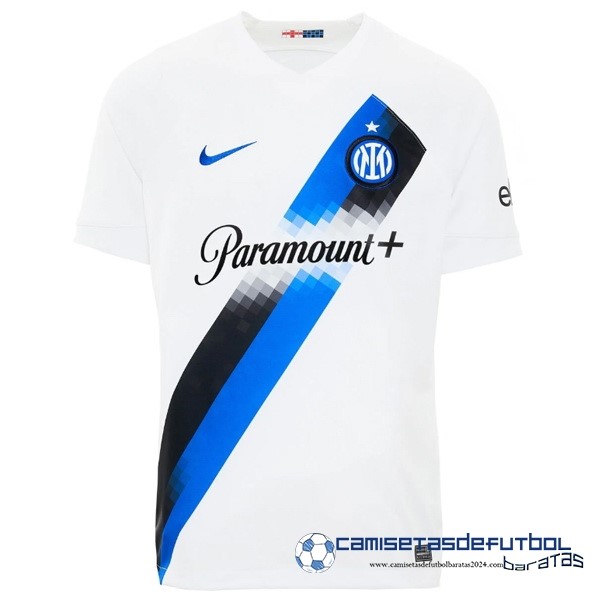Nike Tailandia Segunda Camiseta Inter Milán Equipación 2023 2024 Blanco