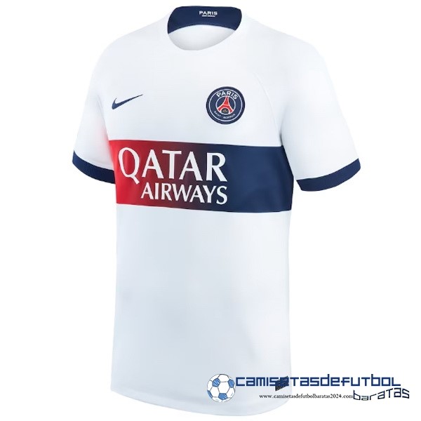 Nike Tailandia Segunda Camiseta Paris Saint Germain Equipación 2023 2024 Blanco