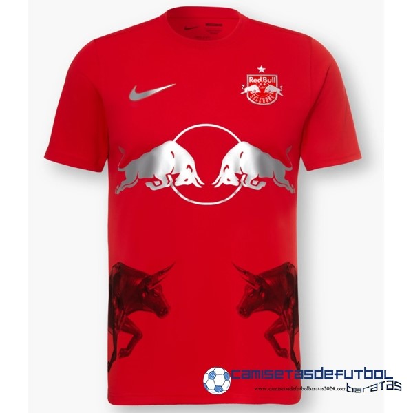 Nike Tailandia Segunda Camiseta Red Bull Salzburgo 2022 Equipación 2023 Rojo