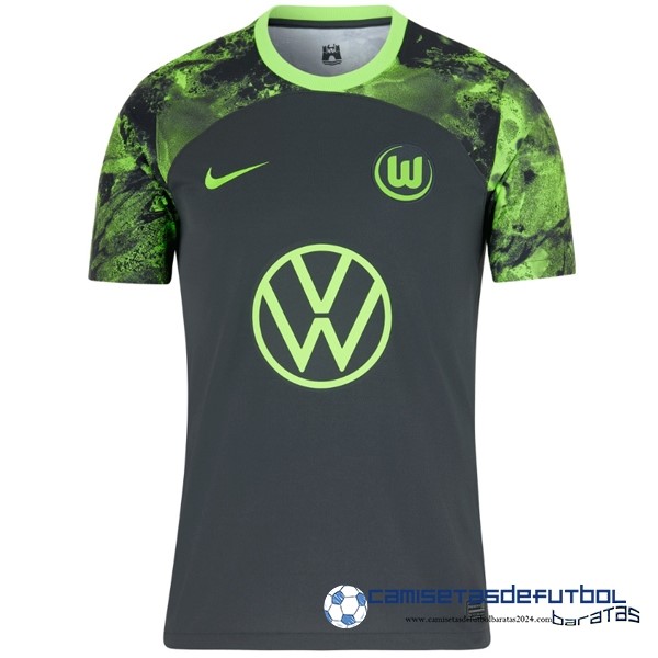 Nike Tailandia Segunda Camiseta Wolfsburgo Equipación 2023 2024 Verde