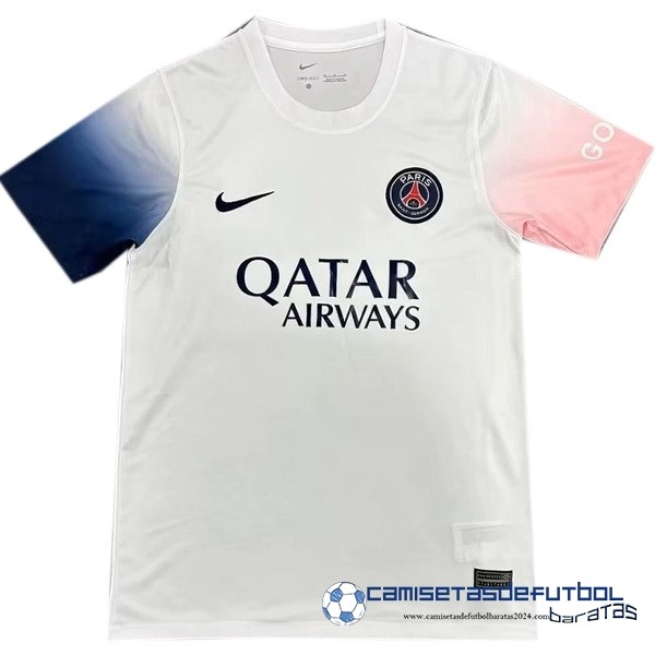 Nike Tailandia Segunda Concepto Camiseta Paris Saint Germain Equipación 2023 2024 I Blanco